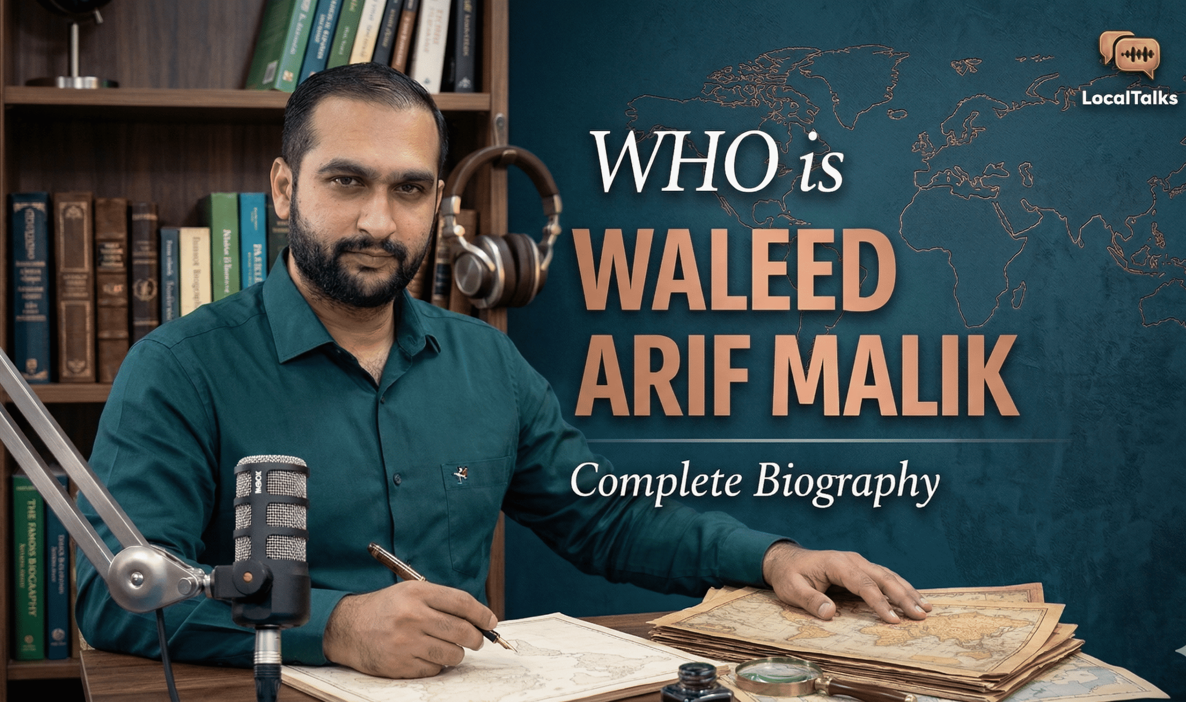 Waleed Arif Podcast main host Local Talk Host and Tech CEO from Pakistan